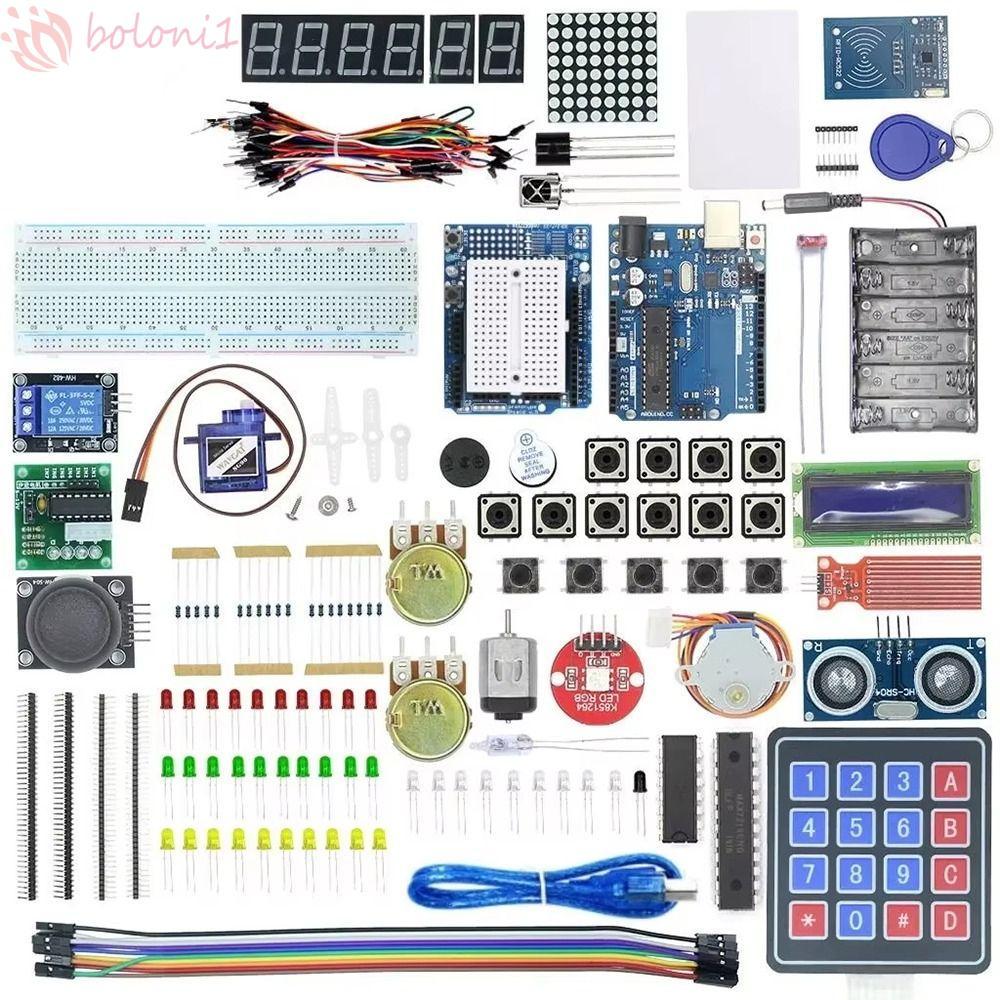 [COD] Bộ khởi động cho Arduino Uno R3, Nút cảm biến dây nhảy Dự án Uno R3, Đèn LED Arduino Uno R3 F5