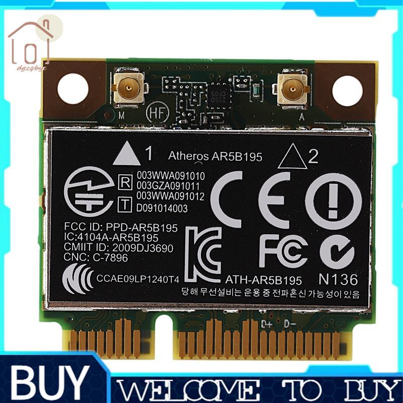AR9285 AR5B195 150M + BT3.0 Thẻ không dây PCI-E nửa Mini SPS:593127-001 592775-001 cho 430 431 435 4