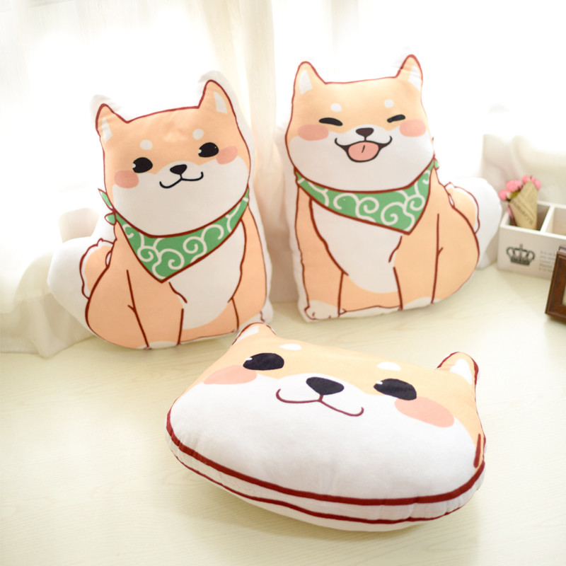 Năm Của Chó Daji Shiba Inu Akita Inu Mục Vụ Chó Nhà Sofa Xe Phòng Ngủ Gối Đệm Vịnh Cửa Sổ Trang Trí