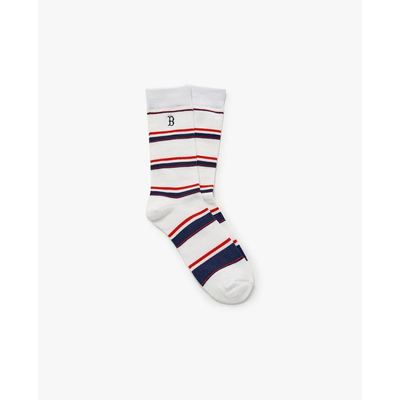MLB - Vớ cổ cao unisex kẻ sọc Color Striptease_3ASOH016N-43NYS