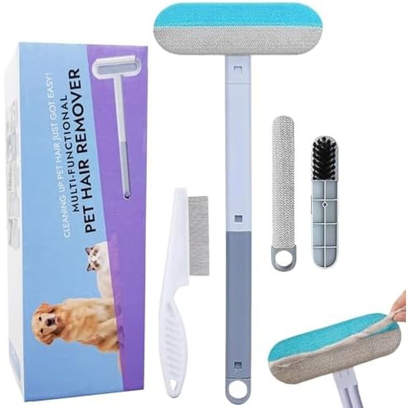 Bàn chải mover - Công cụ tẩy lông thú cưng đa chức năng có thể tái sử dụng cho đồ nội thất, Tẩy lông