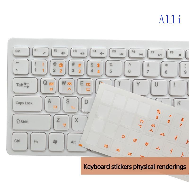 Alli PVC Để Bàn Phím Miếng Dán Bàn Phím Hàn Quốc Miếng Dán Bàn Phím PVC Thay Thế
