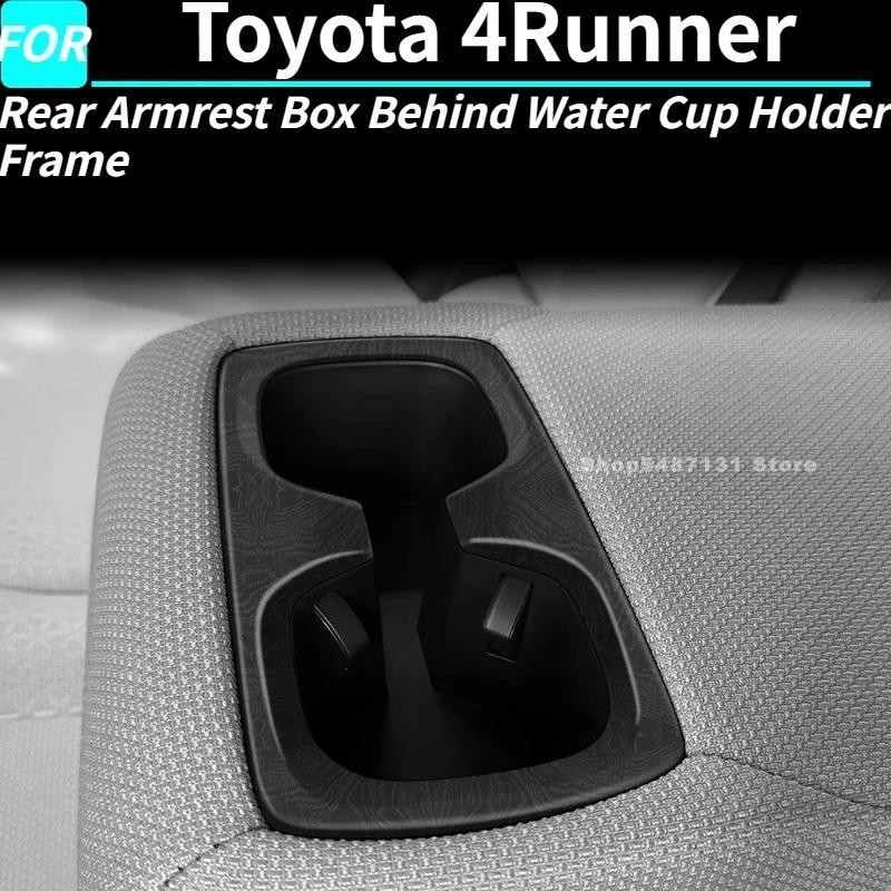 Xe Phía Sau Tay Hộp Phía Sau Cốc Nước Giá Đỡ Khung Bao Viền Cho Xe Toyota 4Runner Phụ Kiện Nội Thất 