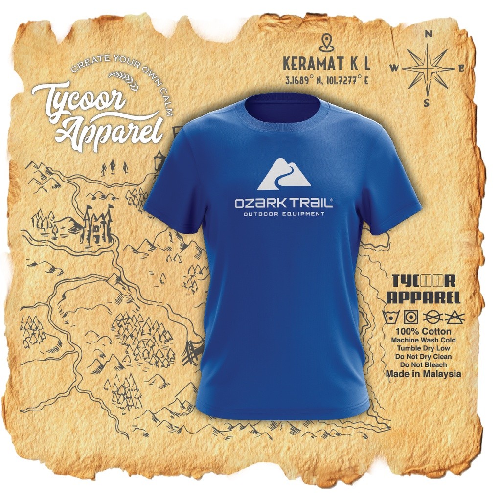 Áo thun Ozark Trail (áo thun sợi nhỏ) Áo thun ngoài trời