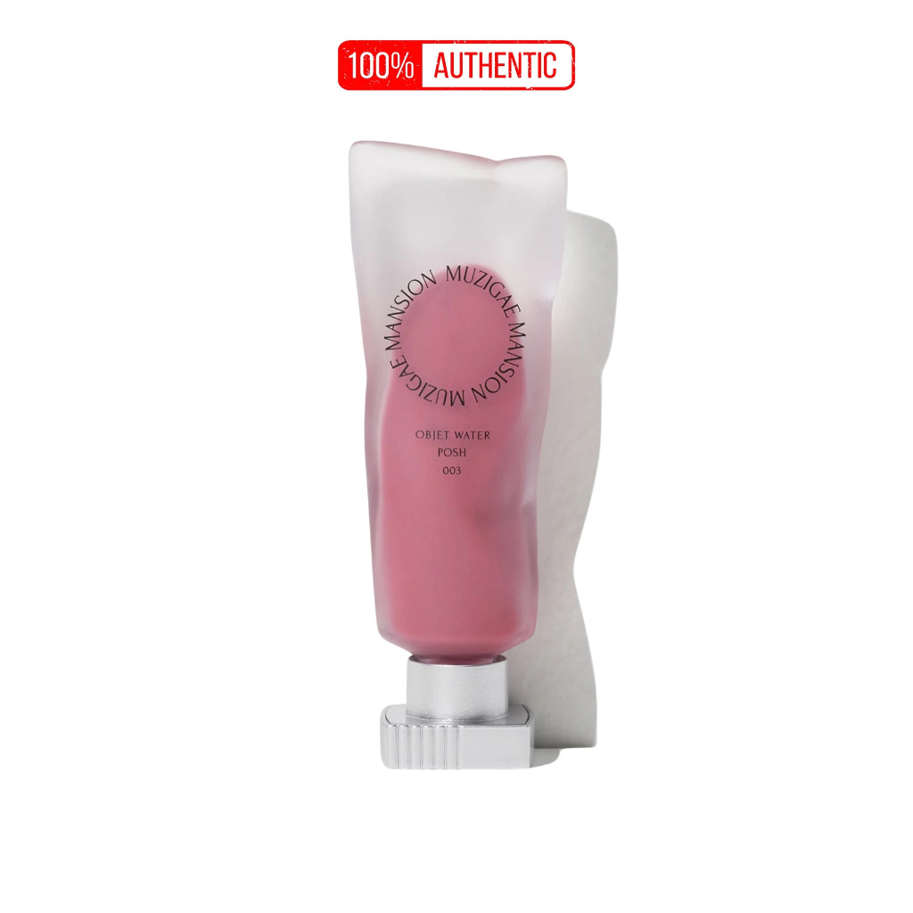 Son môi Muzigae Mansion Object Water Posh 003 Kiệt tác sắc màu hồng đất tôn vinh vẻ đẹp tự nhiên