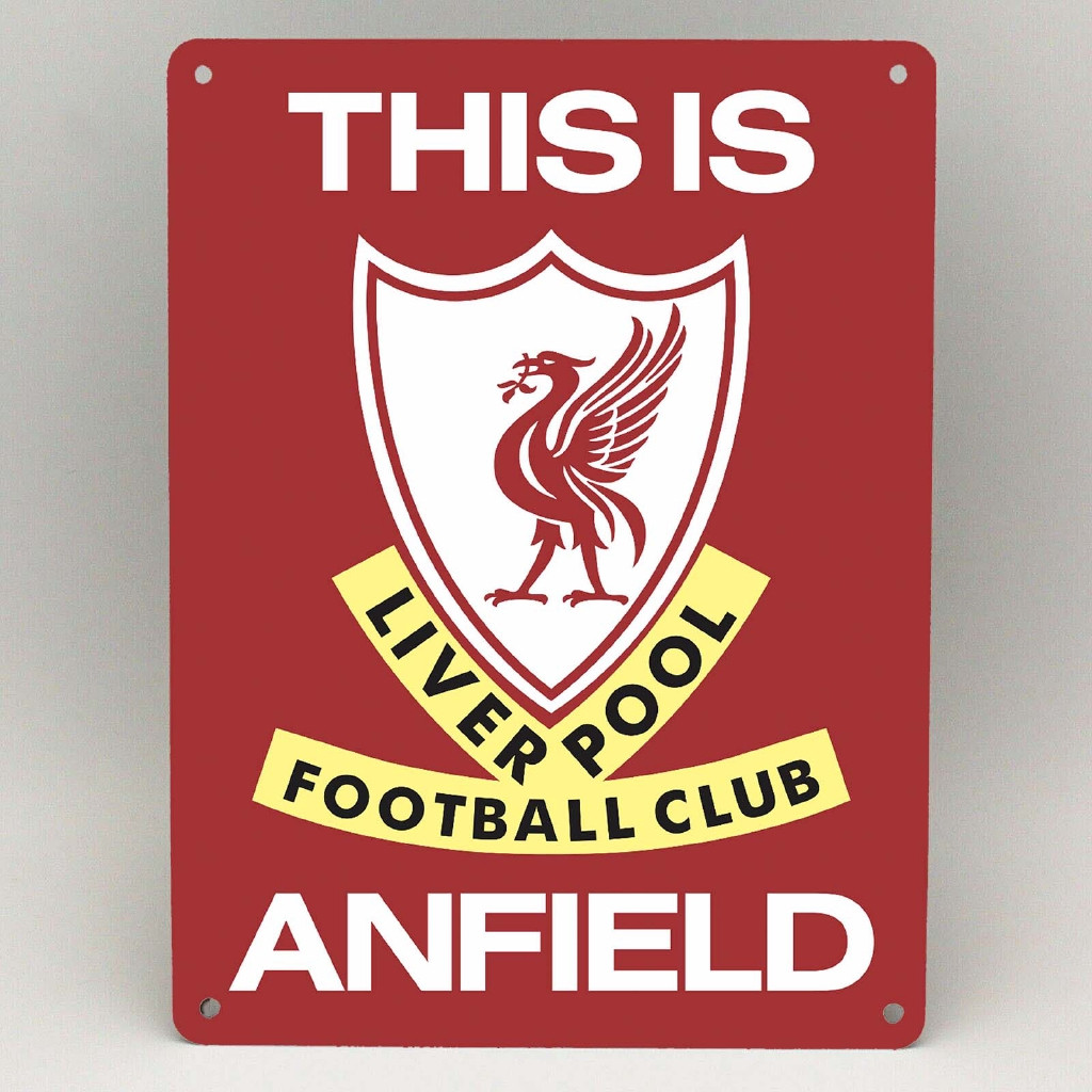 Liverpooll Fc Club Vintage Tín Hiệu Nhà Để Xe Trang Trí Nghệ Thuật Poster BIZK
