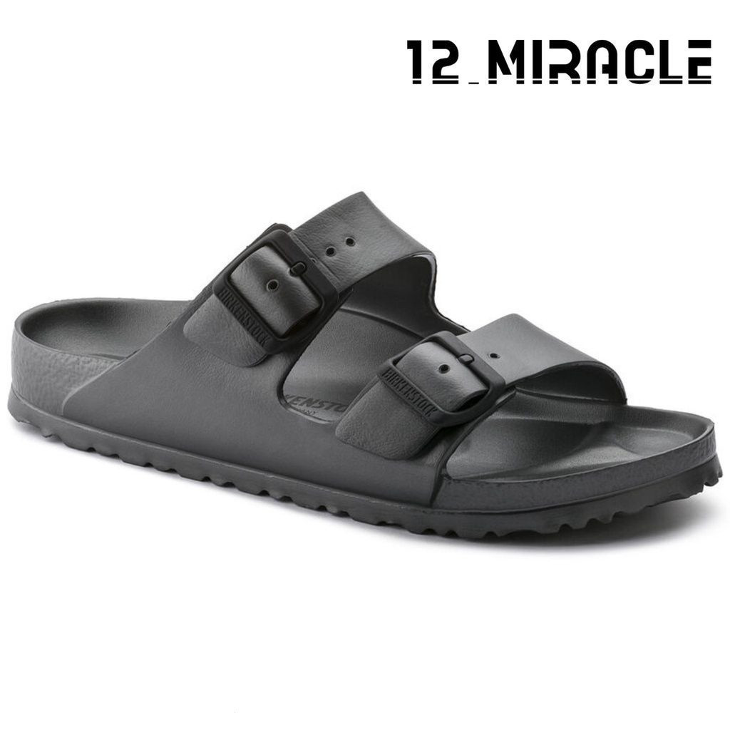 Birkenstock Arizona EVA Kim loại Anthracite Dép Birkenstock Kasut giá rẻ