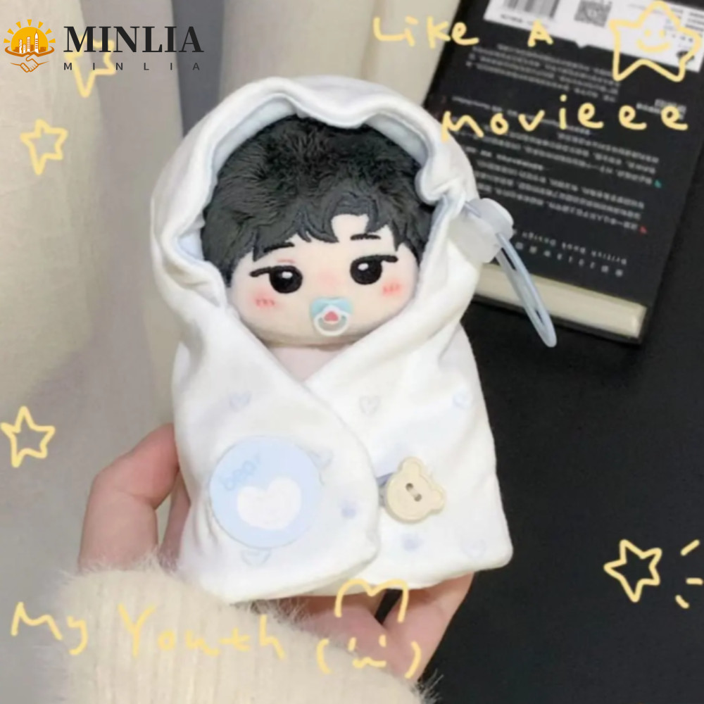 Quần áo quấn búp bê cotton MINLIA 10cm, Túi ngủ áo choàng Quần áo búp bê 10cm, Quần áo DIY Chăn nhỏ 