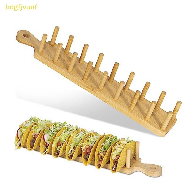 BDGF Tre Taco Giữ 8 Tacos Mỗi Khay Taco Đa Năng Thực Phẩm Đứng Cứng Tacos Giá Cho Nhà Bếp Charcuteri