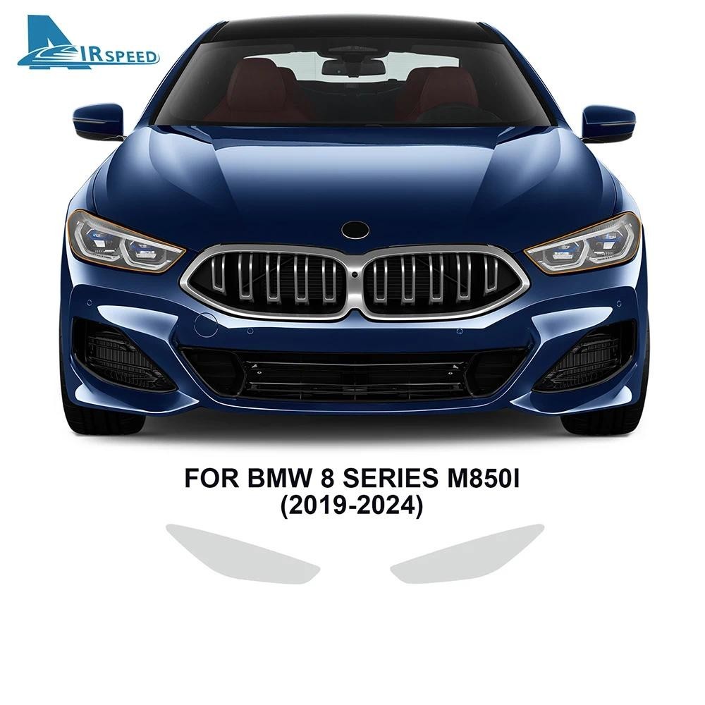 AIRSPEED cho BMW 8 Series m850i m840i 2022-2024 Đèn Pha Trong Suốt Xe Cắt Trước PPF Sơn Bảo Vệ Phim 