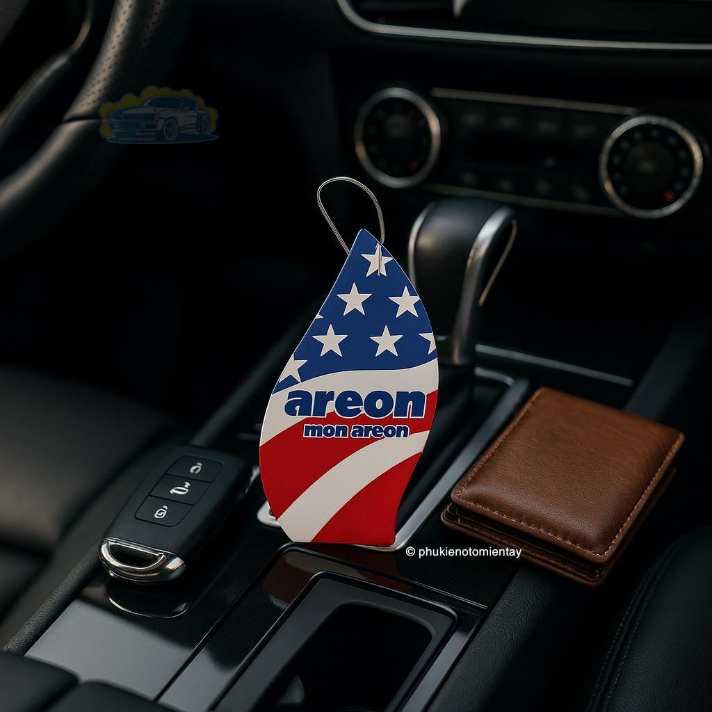 Areon Combo 5 Cái Lá Thơm Treo Xe Ô Tô Hương  American Dream Khử Mùi Tốt Trang Trí Nội Thất Xe Hơi Nhập Khẩu Chính Hãng 3