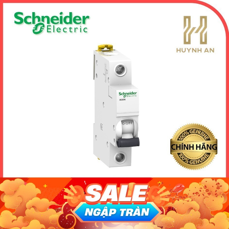 (SE) Cầu dao MCB 1P (át cài) 6kA Acti9 iK60N - Schneider Electric - A9K27106 A9K27110 A9K27116 A9K27