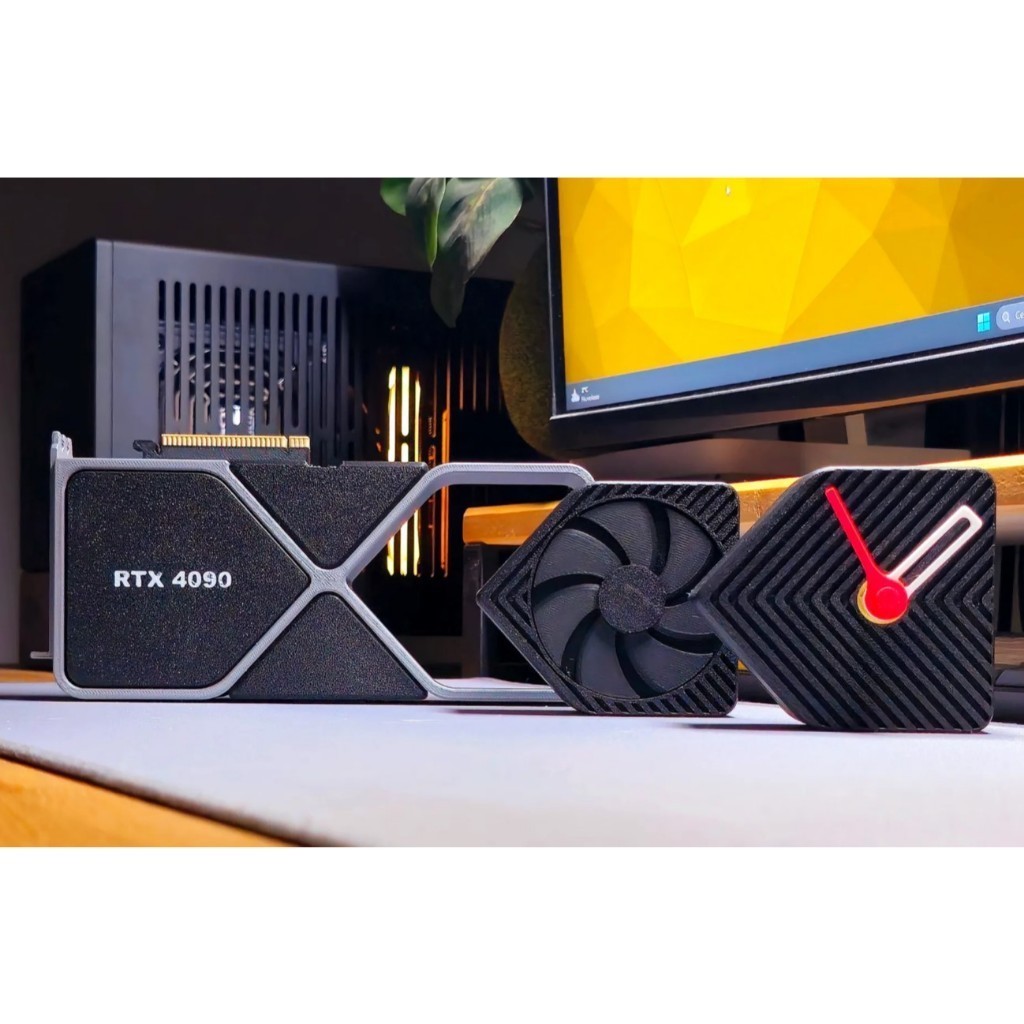 RTX 4090/5090 phiên bản đồng hồ để bàn in 3D (ĐỌC KỸ MÔ TẢ)