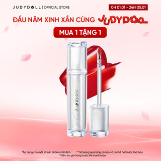  MUA 1 Tặng 1  JUDYDOLL Son bóng "Ice-iron" Watery Lip Gloss Lâu trôi Không dính cốc Dưỡng ẩm 2,4g 