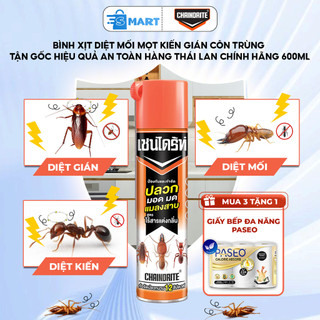  Bình xịt diệt MỐI MỌT KIẾN GIÁN CÔN TRÙNG tận gốc hiệu quả an toàn hàng Thái Lan chính hãng 600ml  CHAINDRITE  