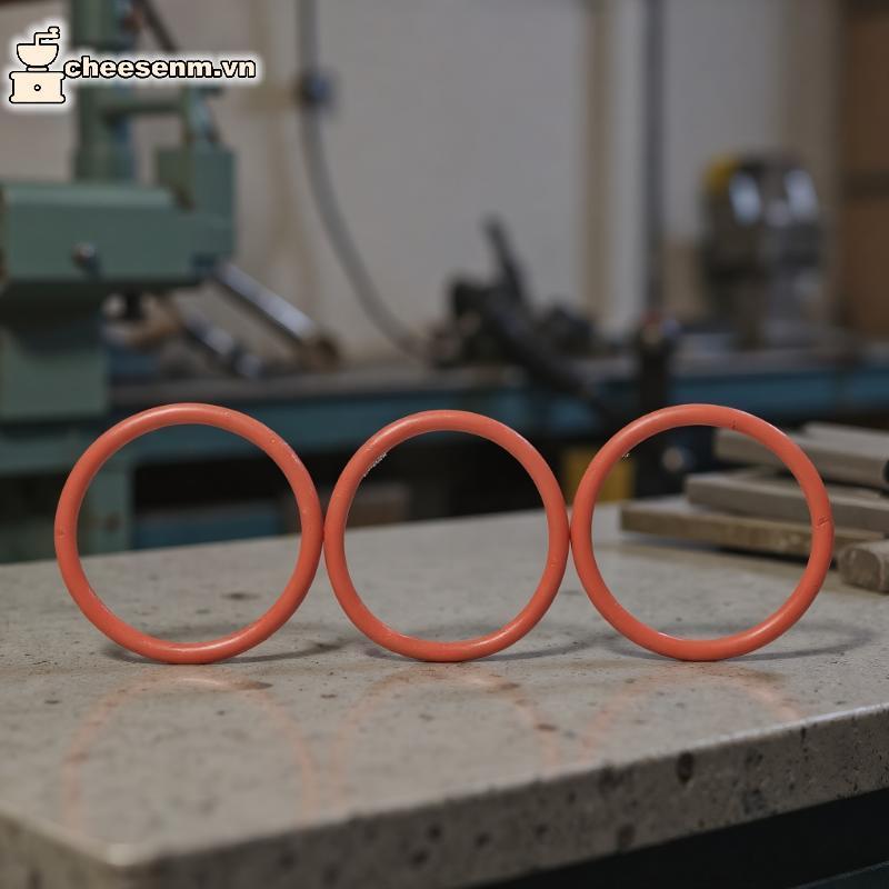 Cheenm 10 Chiếc Silicon O RING Cho Cà Phê 43.6 * 35 * 4.3 Mm O-Ring VMQ Gioăng Độ Dày 4.3mm ORing Ca