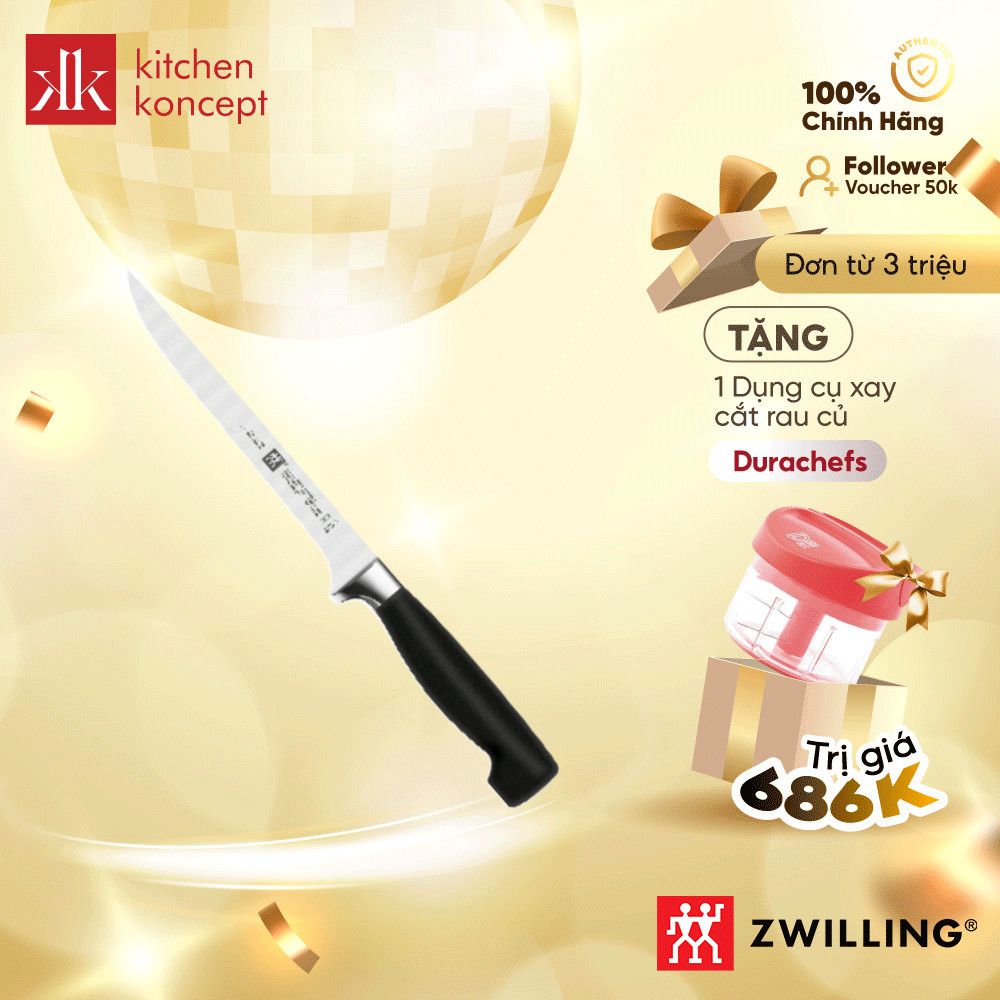 Dao Phi Lê Zwilling Four Star - 18cm