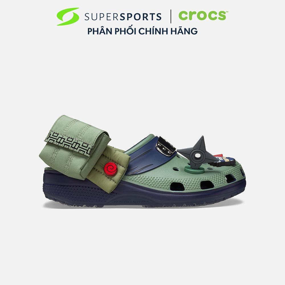 Giày Clog Unisex Crocs Classic Navy Naruto - Xanh Lá - 209445-410