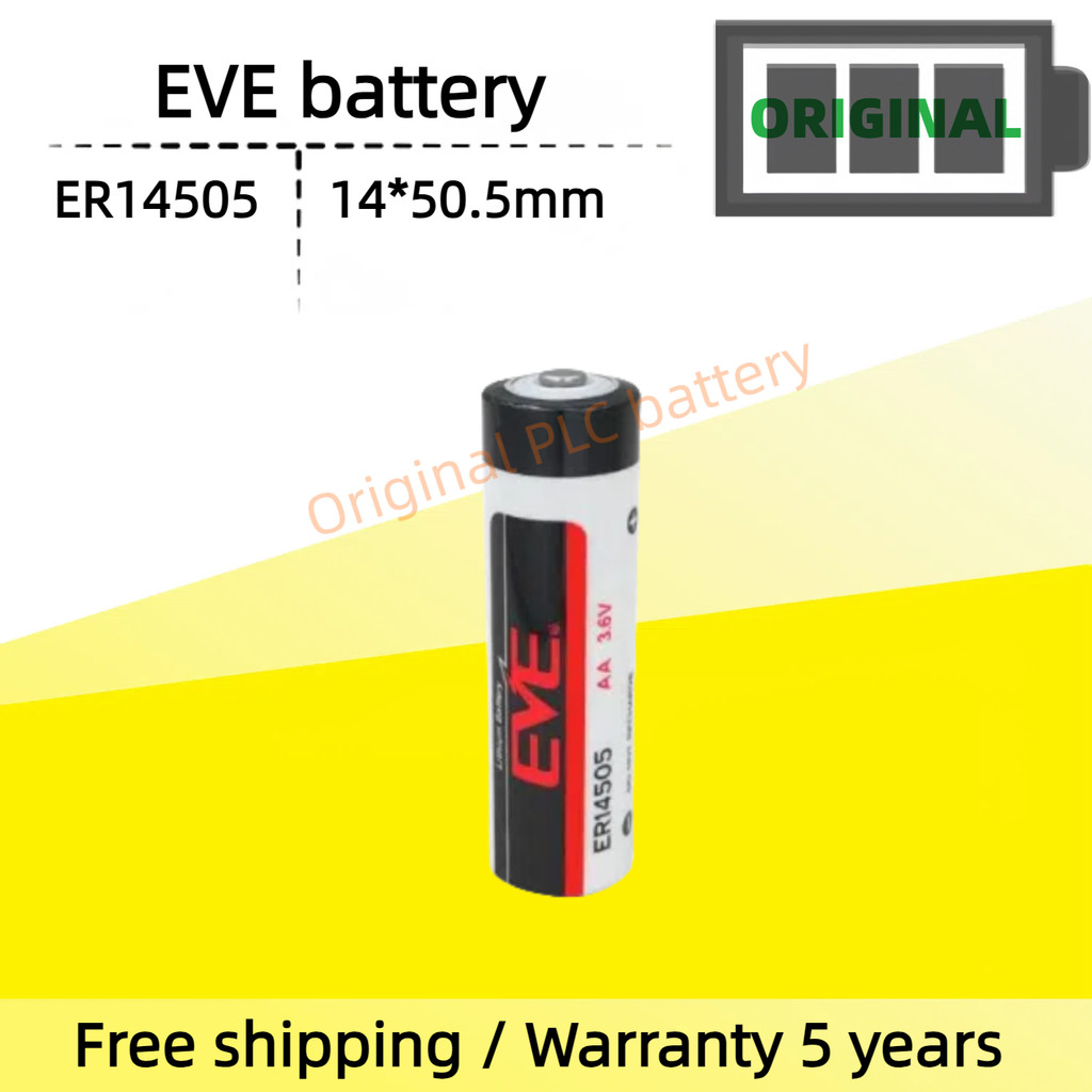 EVE ER14505 Pin AA 3.6v Đồng Hồ Đo Lưu Lượng Bộ Mã Hóa PLC Điều Khiển Công Nghiệp Số 5 Pin lithium C