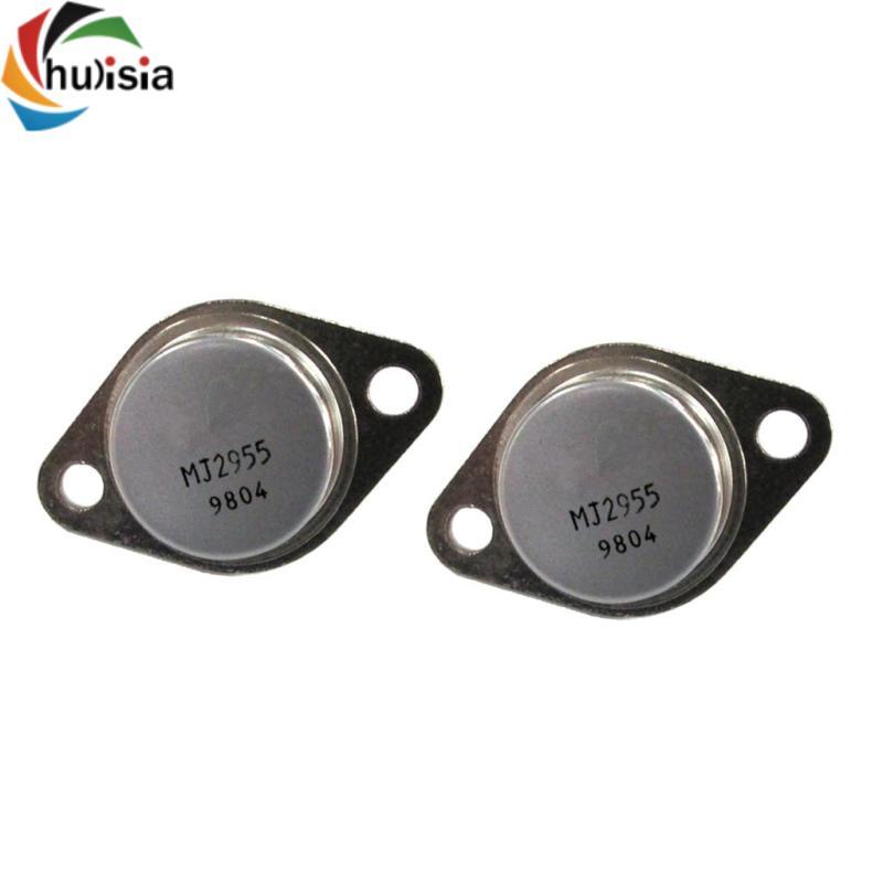 2 chiếc 2N2955 PNP Transistor Power Triode 100V 15A TO3 Chất bán dẫn riêng biệt