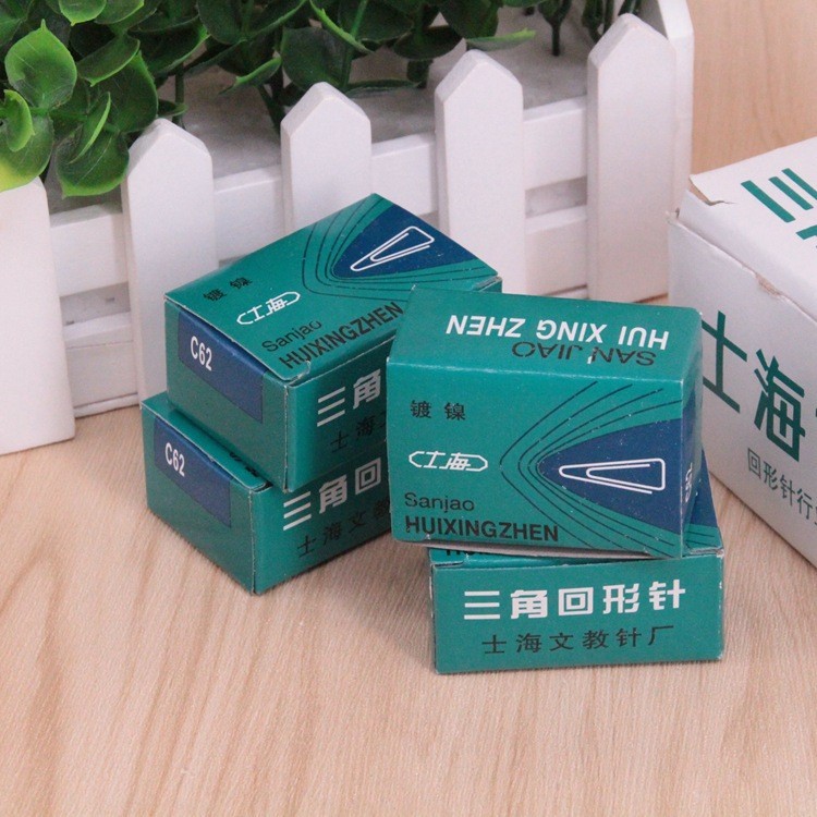 ⭐Cung cấp Kẹp giấy tam giác Shihai C62 Kẹp giấy nhỏ Kẹp giấy tam giác mạ niken C62 Kẹp giấy⭐