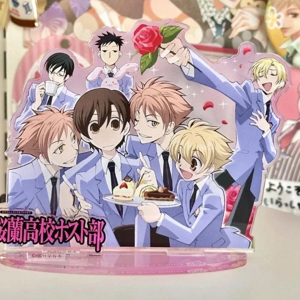 Standee Anime Ouran High School Host Club Mô Hình Mica Acrylic Trang Trí Bàn Học Nhân Vật Tamaki Suo