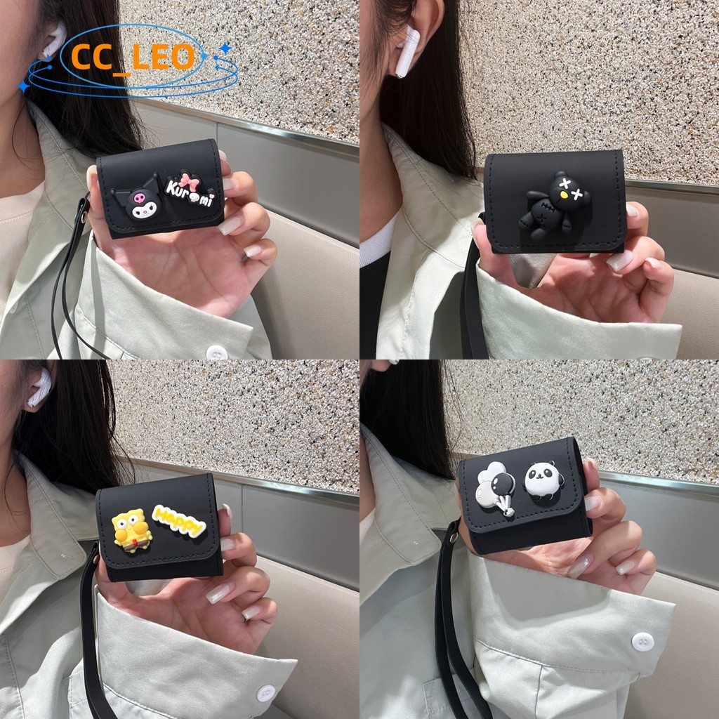 for Anker Soundcore K20i Case Cute Panda Leather Handbag Suitable for Anker Soundcore K20i Transpare