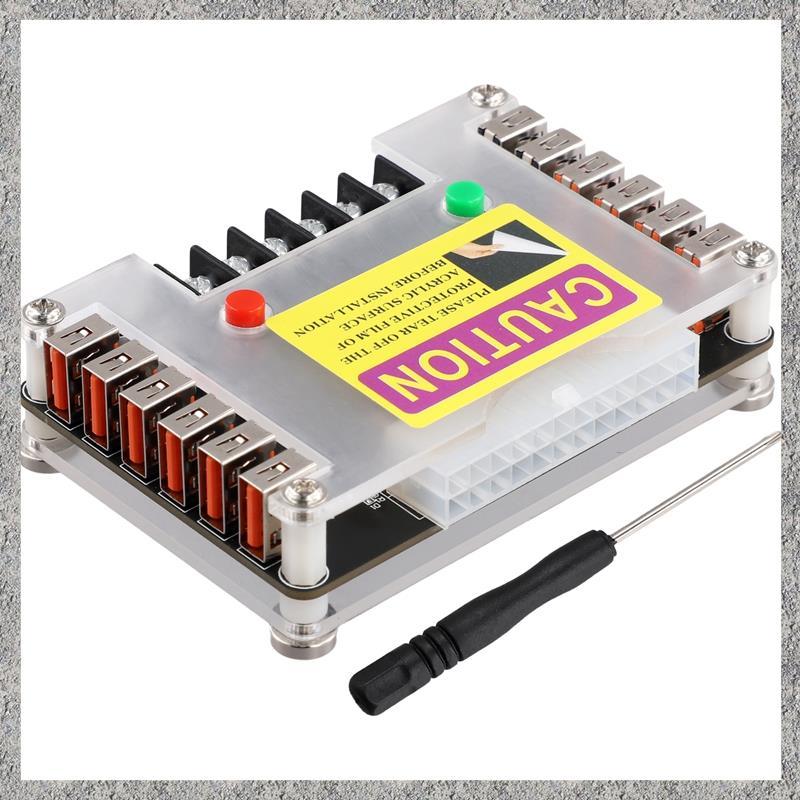 Bộ vỏ và bảng đột phá nguồn điện ATX với điện áp đầu ra 3,3V, 5V, 12V, -12V và 12 cổng USB, đầu ra t