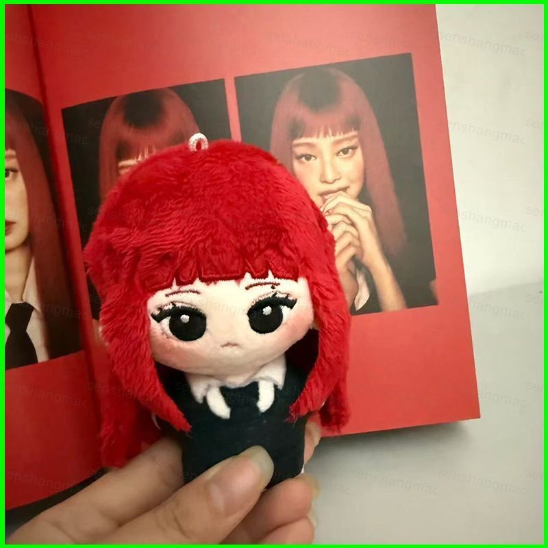 Blackpink PS1 BLACK PINK Jennie Kim Rose Plushie Dễ Thương Sang Trọng Ngôi Sao K-pop Merch Túi Charm