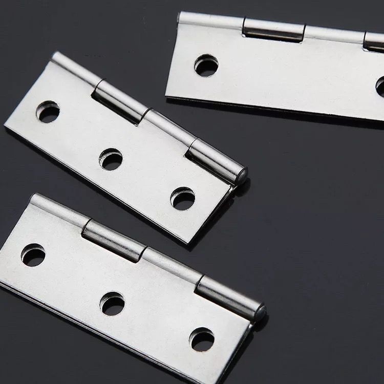 Thép không gỉ Phẳng Mở Bản Lề Nhỏ 3cm-13cm Cửa Tủ Cửa Sổ Bản Lề Mini Cũ Lá Rời