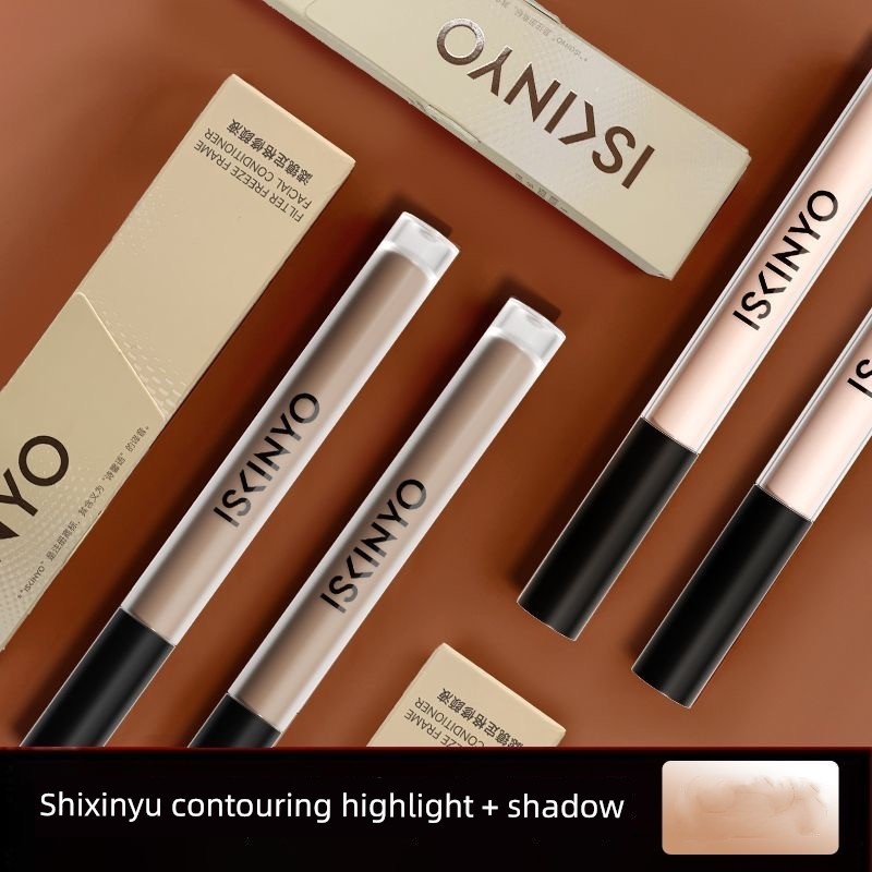 bắt sáng highlight highlight bắt sáng Shixinyu Liquid Contouring Matte Highlight Shadow CP Contourin