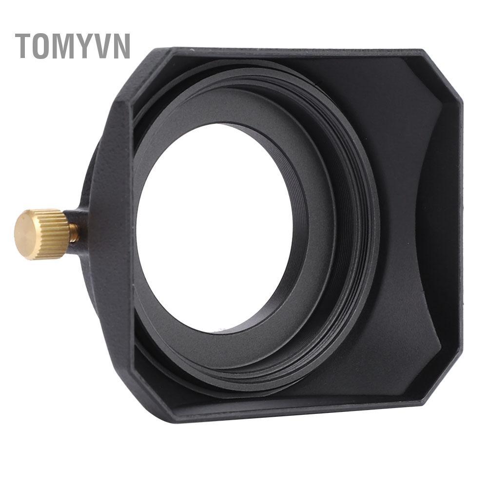 Tomyvn Lens Hood Easy Store Square Protect Ex Exposure Nhẹ Di động cho tất cả các loại máy ảnh DV