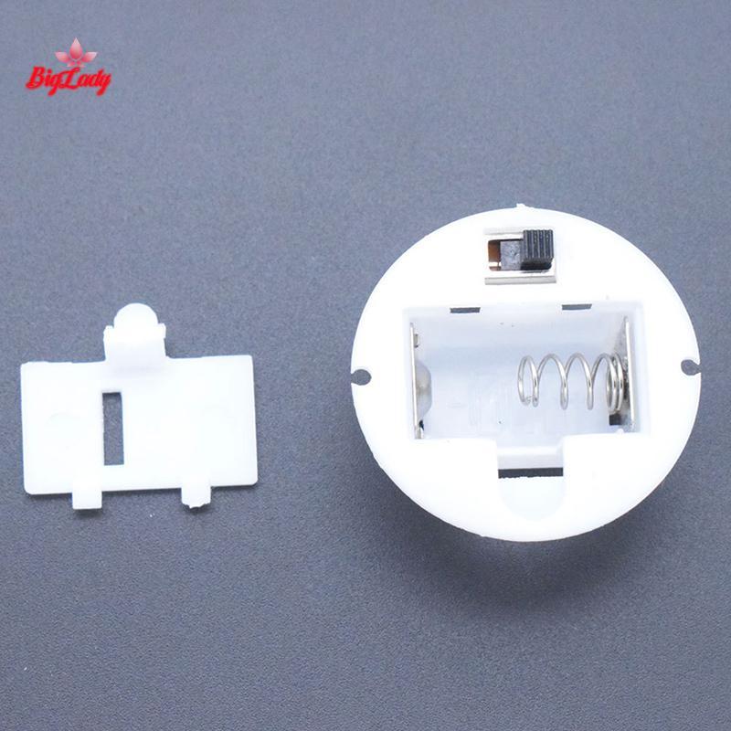 Hộp đựng pin SHNGki có nắp công tắc cho AG13 / LR44 Bộ sắp xếp pin mới