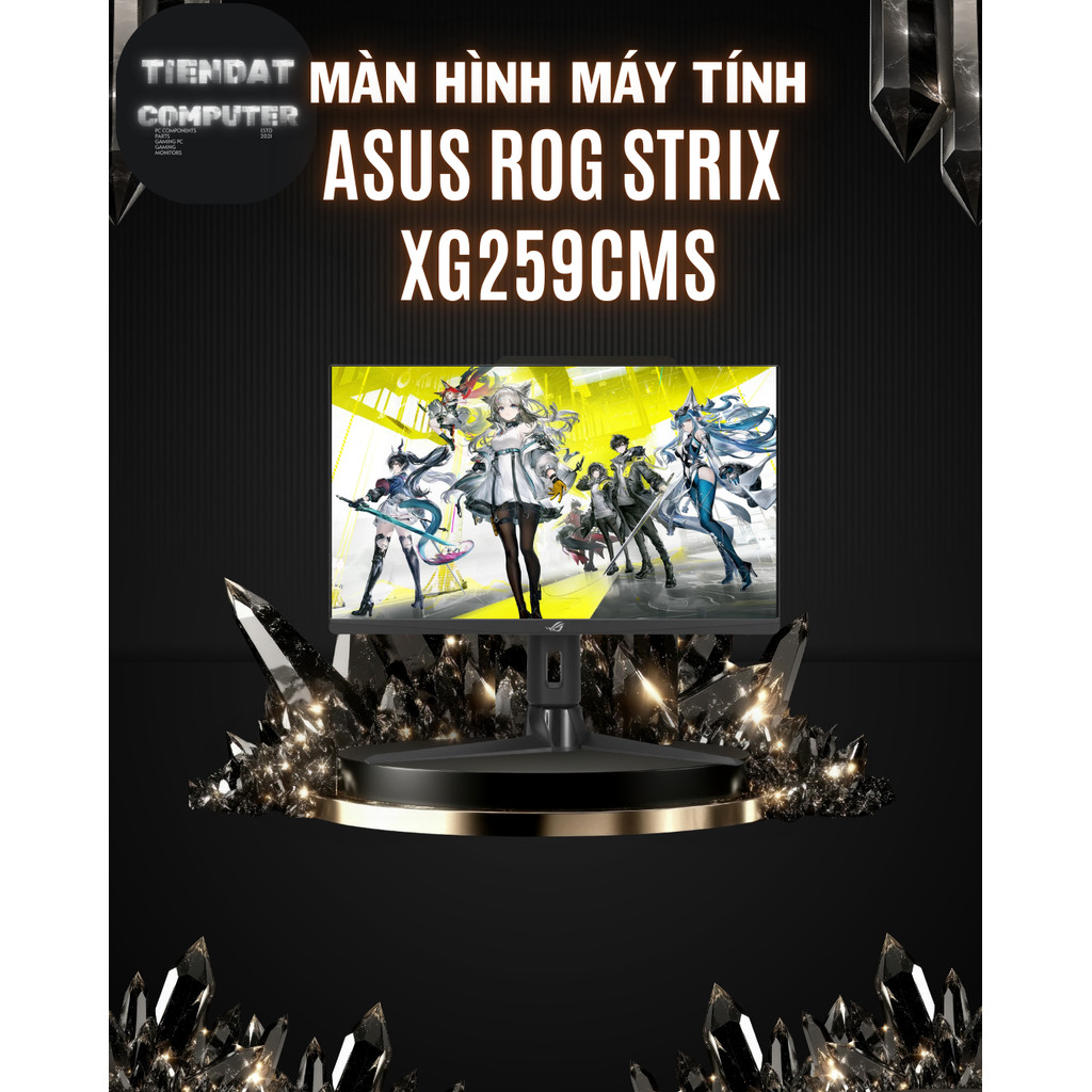 Màn Hình ASUS ROG STRIX XG259CMS | 24.5 inch | Fast IPS | 240Hz | 1ms | G-SYNC Compatible | Gaming E