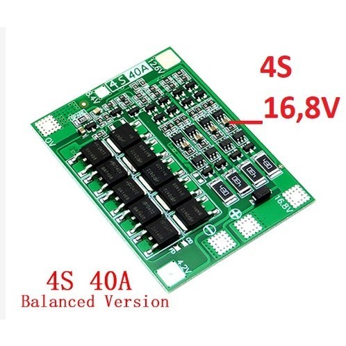 108 Mạch Sạc Pin 3s -20A, 25A, 40A, 40A-có cân bằng (12v)  , MẠCH 4S-16,8V-40A ,mạch bảo vệ pin 1865