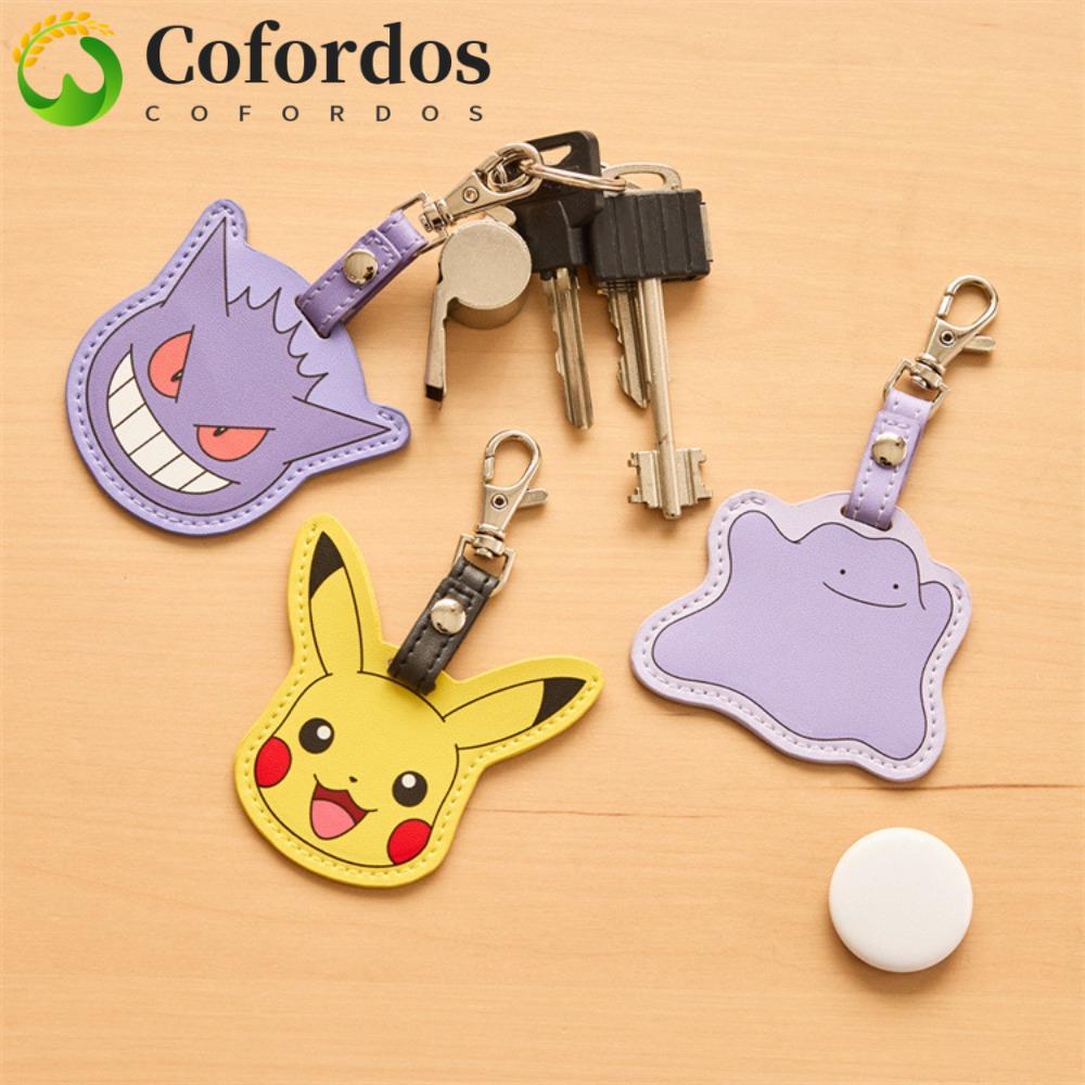 Móc khóa mèo Pokemon COFORDOS, Móc khóa Kawaii Pikachu Hộp đựng thẻ truy cập, Vỏ bảo vệ ngộ nghĩnh D