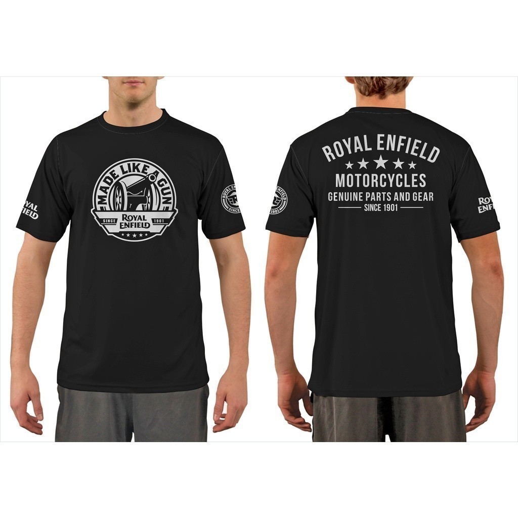 Thời trang Royal 2025 Enfield Áo Sơ Mi Nam Royal Enfield Áo Thun Nam In ART 5