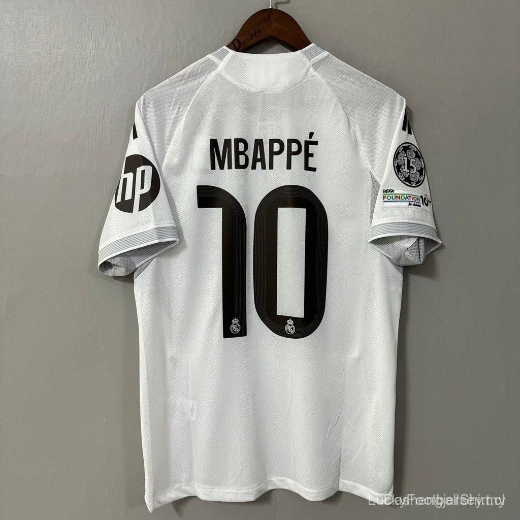 2025 2026 Real Madrid Home Player Edition Áo bóng đá tay ngắn 10 Mbappé