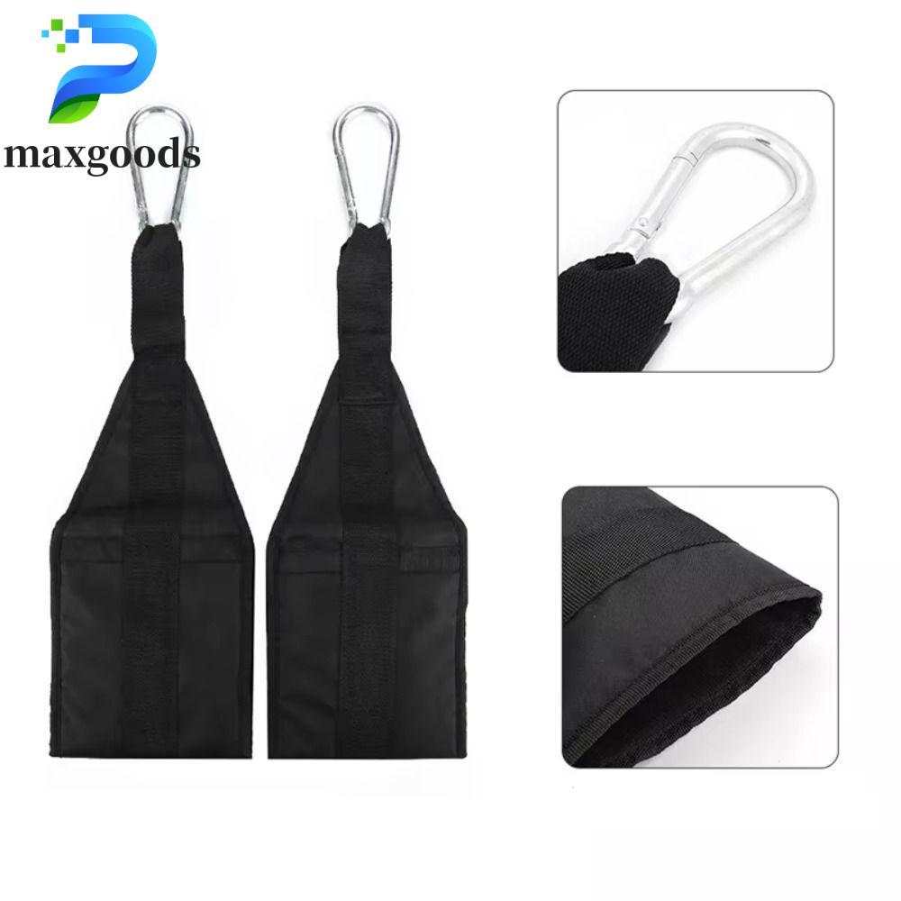 MAXGOODS Fitness AB Sling Straps - Dây tập luyện chống rách cho nam và nữ, hỗ trợ nâng chân và rèn c