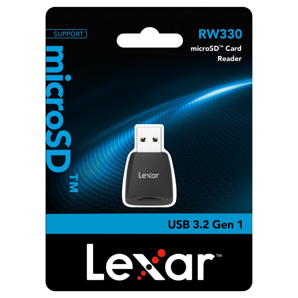 Đầu đọc thẻ Lexar MicroSD USB 3.2 Gen 1 (LRW330U-BNBNG) – Chính Hãng