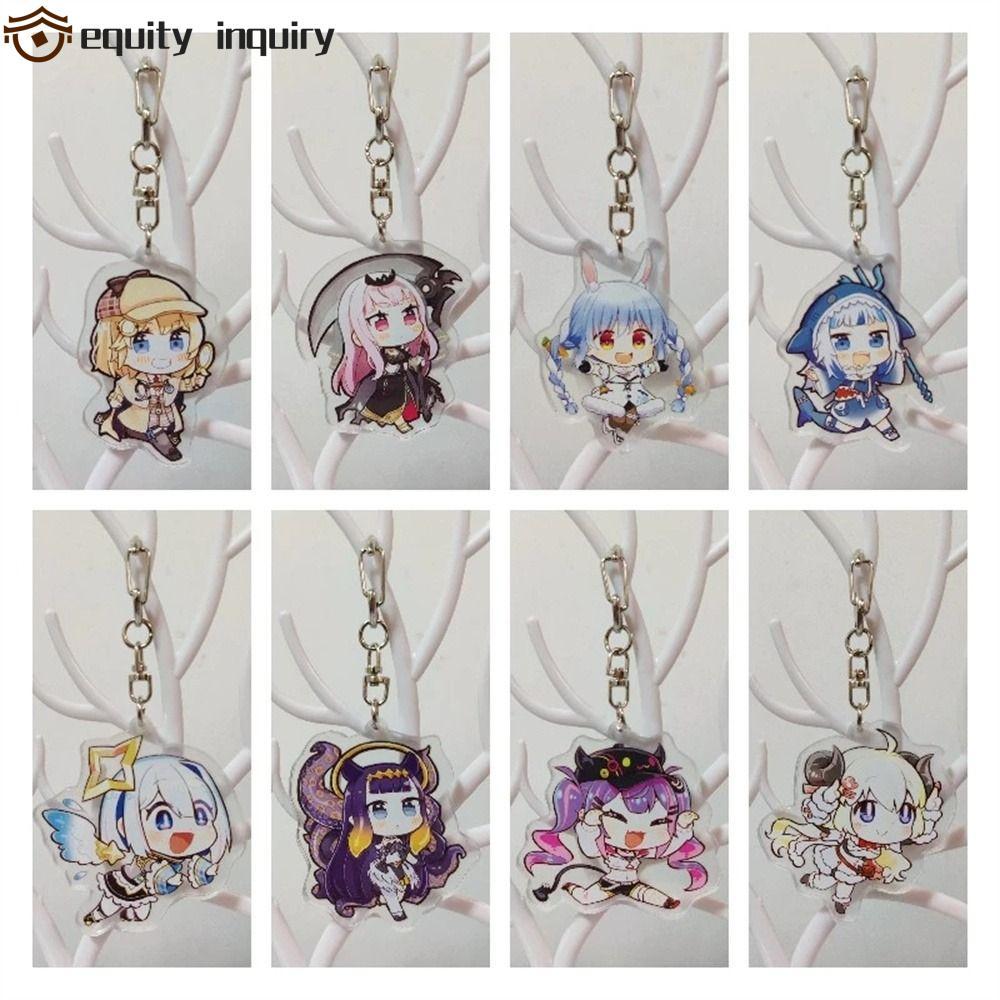 YÊU THÍCH YÊU THÍCH Móc chìa khóa Hololive Kawaii Gawr Gurasaki Shion Cosplay Vtuber Watson Amelia H