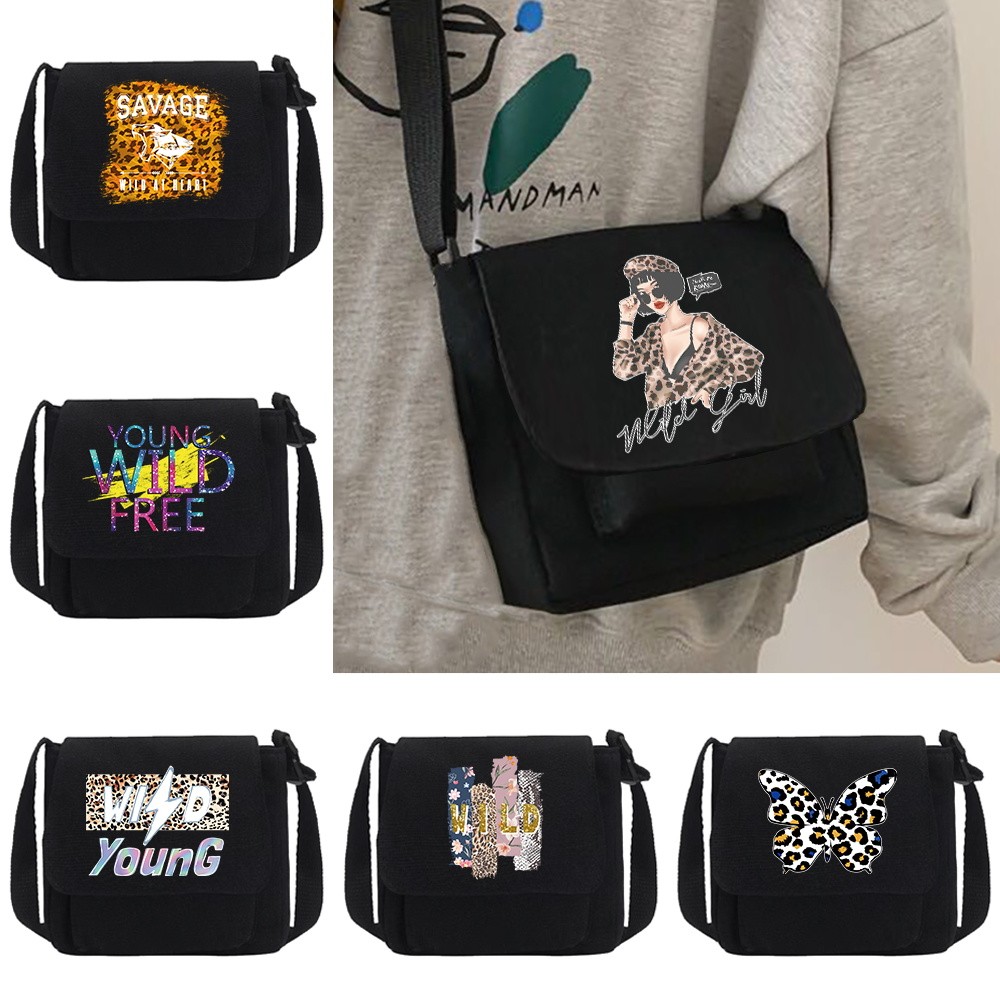 Large capacity single-shoulder crossbody bag Lightweight messenger bag In stock Student commuting cr