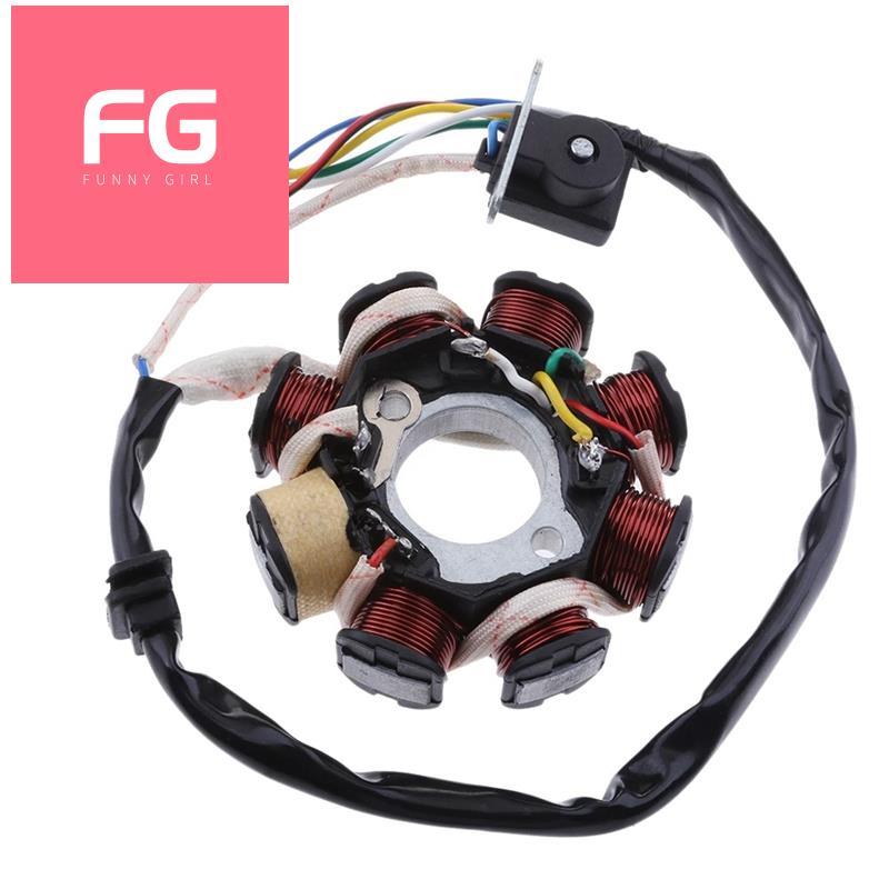 Cuộn dây máy phát điện Stator GY6 157QMJ cho phụ kiện xe tay ga GY6 125Cc 150Cc ATV