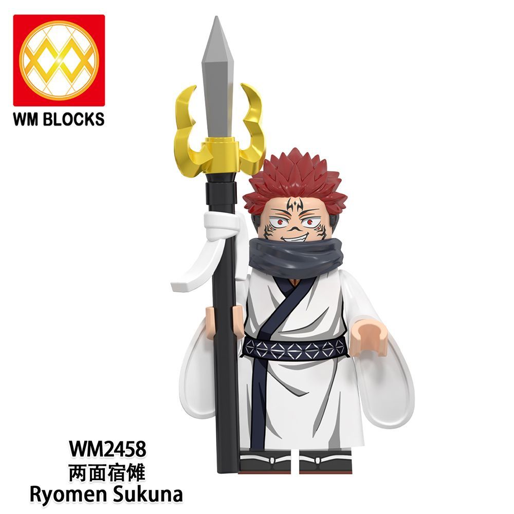 2025 Sản phẩm mới Tương thích Lego Anime Series Spell Back to Battle Nuo Dongtang Aoi Chèn Đồ chơi m