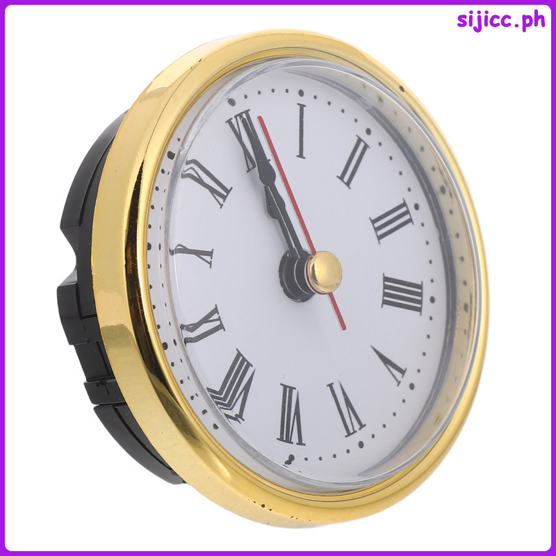 1 Bộ Đồng Hồ Số La Mã Chèn - Đồng Hồ Thạch Anh Retro Lắp Chuyển Động Các Bộ Phận Thay Thế Để Sửa Chữa Trang Trí Nhà sijicc