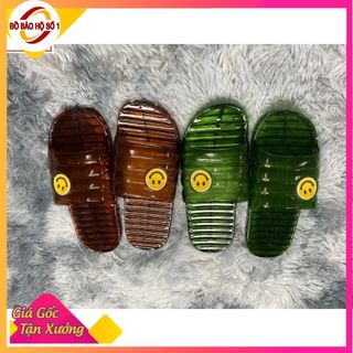    COMBO 5 ĐÔI   ĐỦ SIZE 35-44 Dép vip có hình Mặt CƯỜI đi trong nhà dép đi trong văn phòng dobaohoso1 