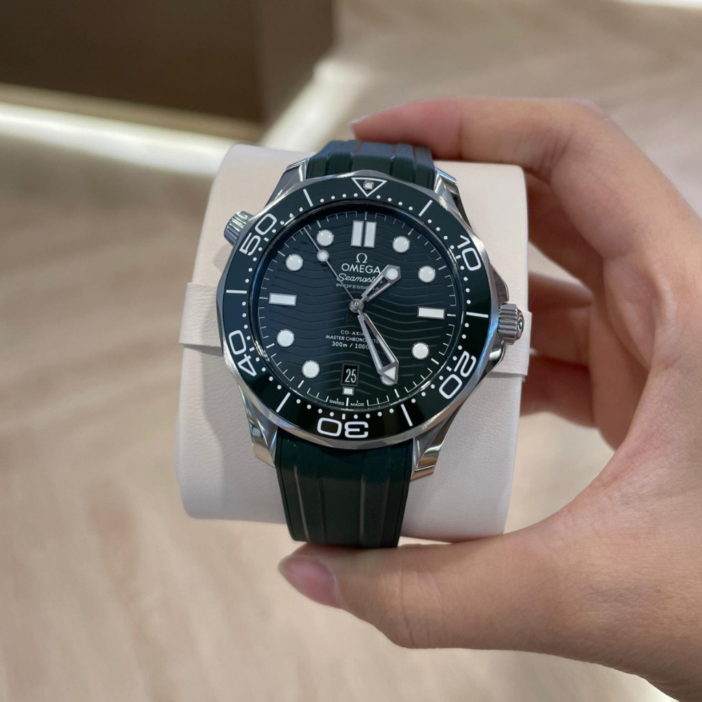 PRC1 2026AAAOmegac _ c _ Watch 42mm Seahorse Diver300Mi Speedmaster Type Chronometer Green RS - 42mm