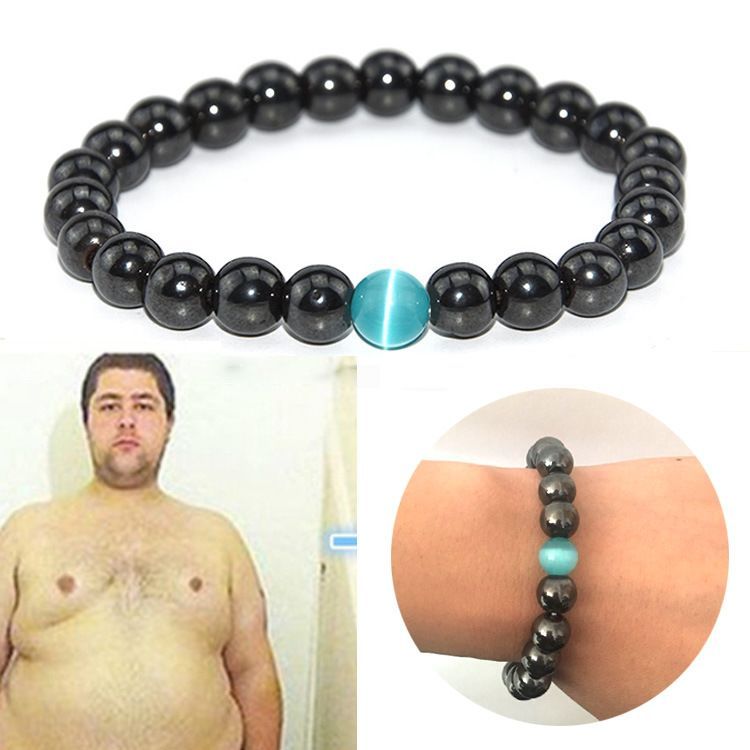New Product#New Product Magnetic Black Magnet Cat's Eye Bracelet Purely Handmade Hematite Magnetic S