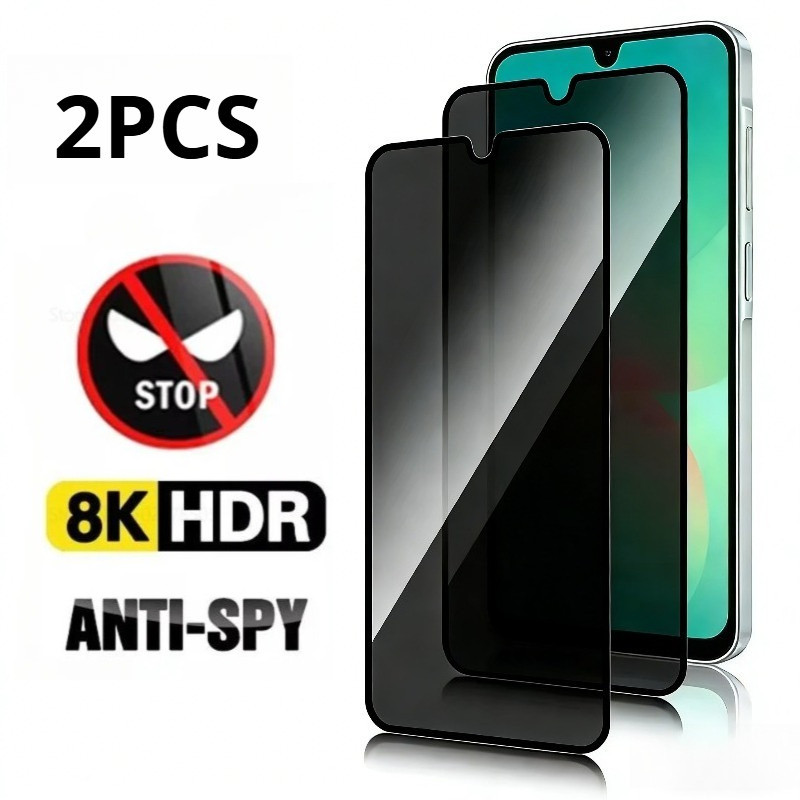 1-2 Chiếc Full Cover Riêng Tư Cạnh Đen Kính Phim Cho Oukitel WP52 WP50 WP39 WP38 Bảo Vệ Màn Hình Cho