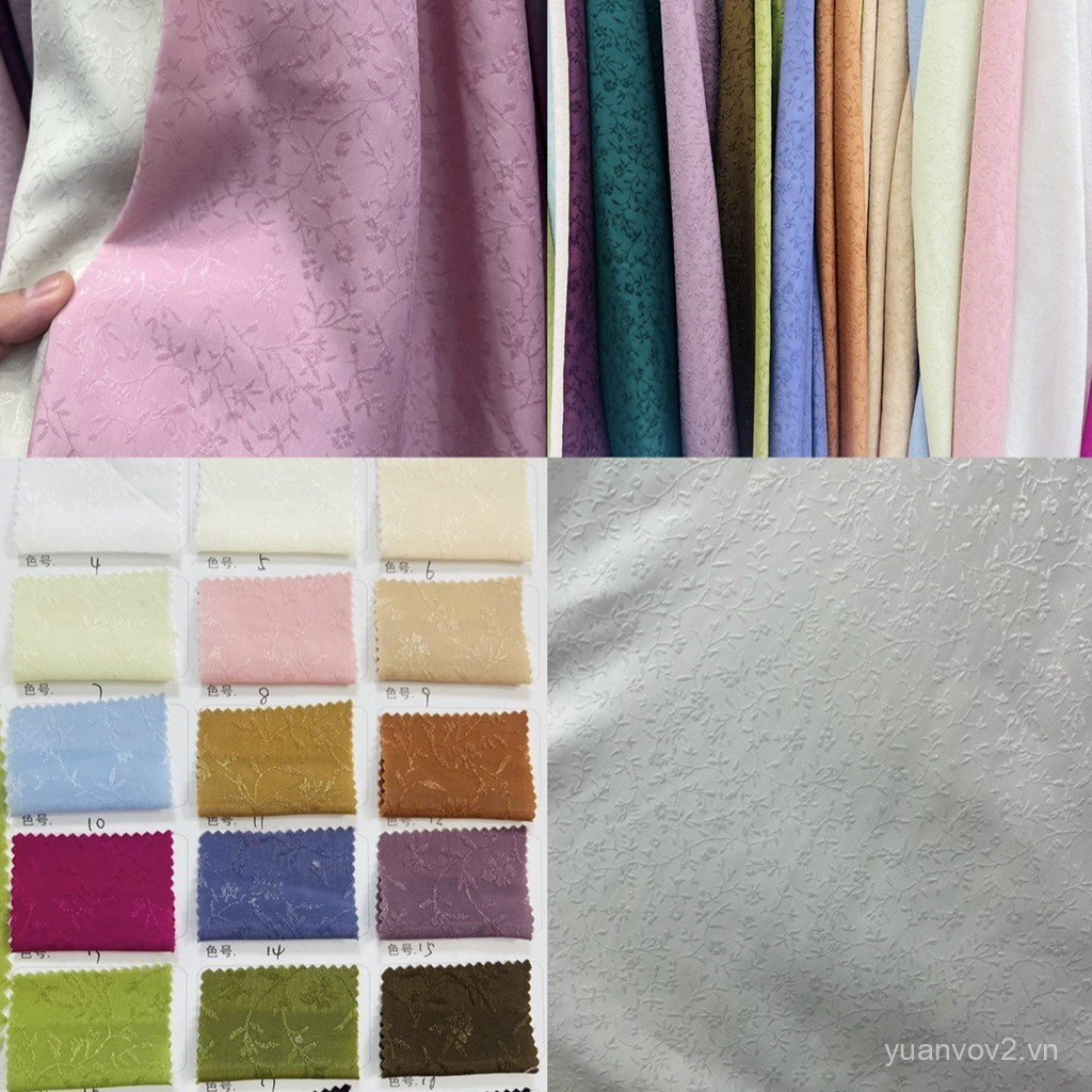 Guoxin Vải Jacquard Trung Quốc Hanfu Cổ Acetate Vải Jacquard